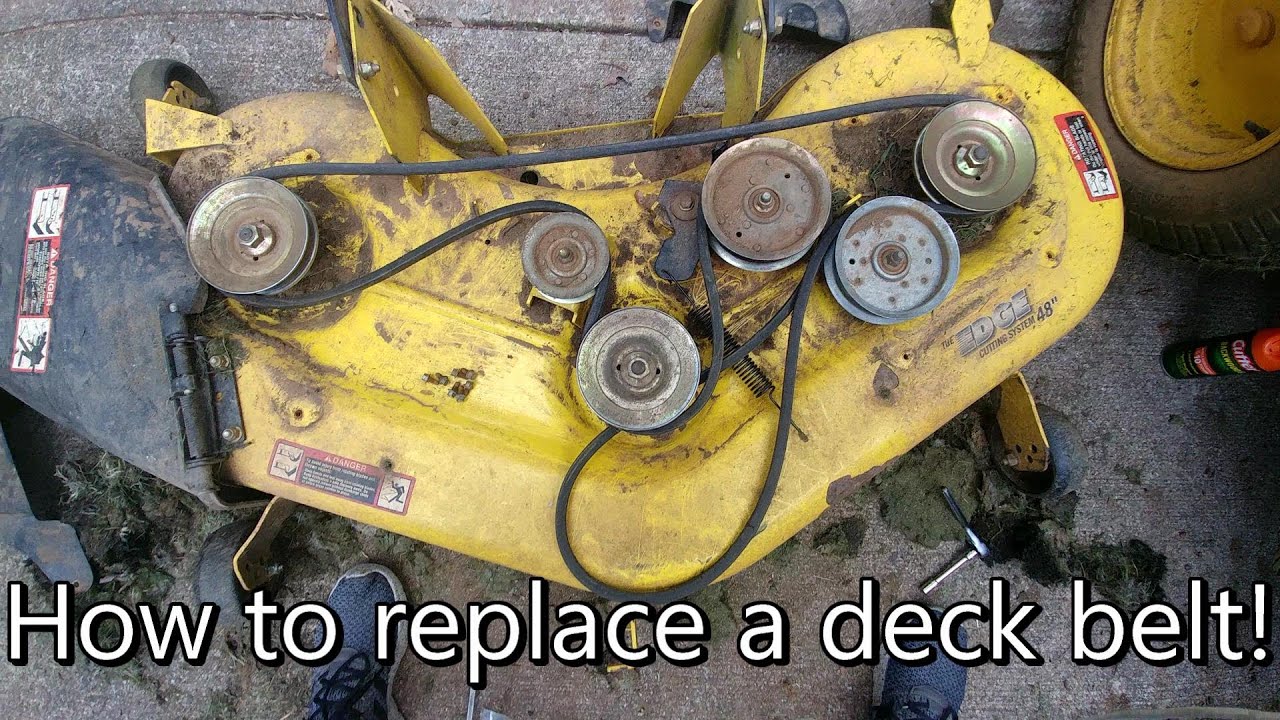 Need To Replace Your L130 Mower Deck Belt. Here