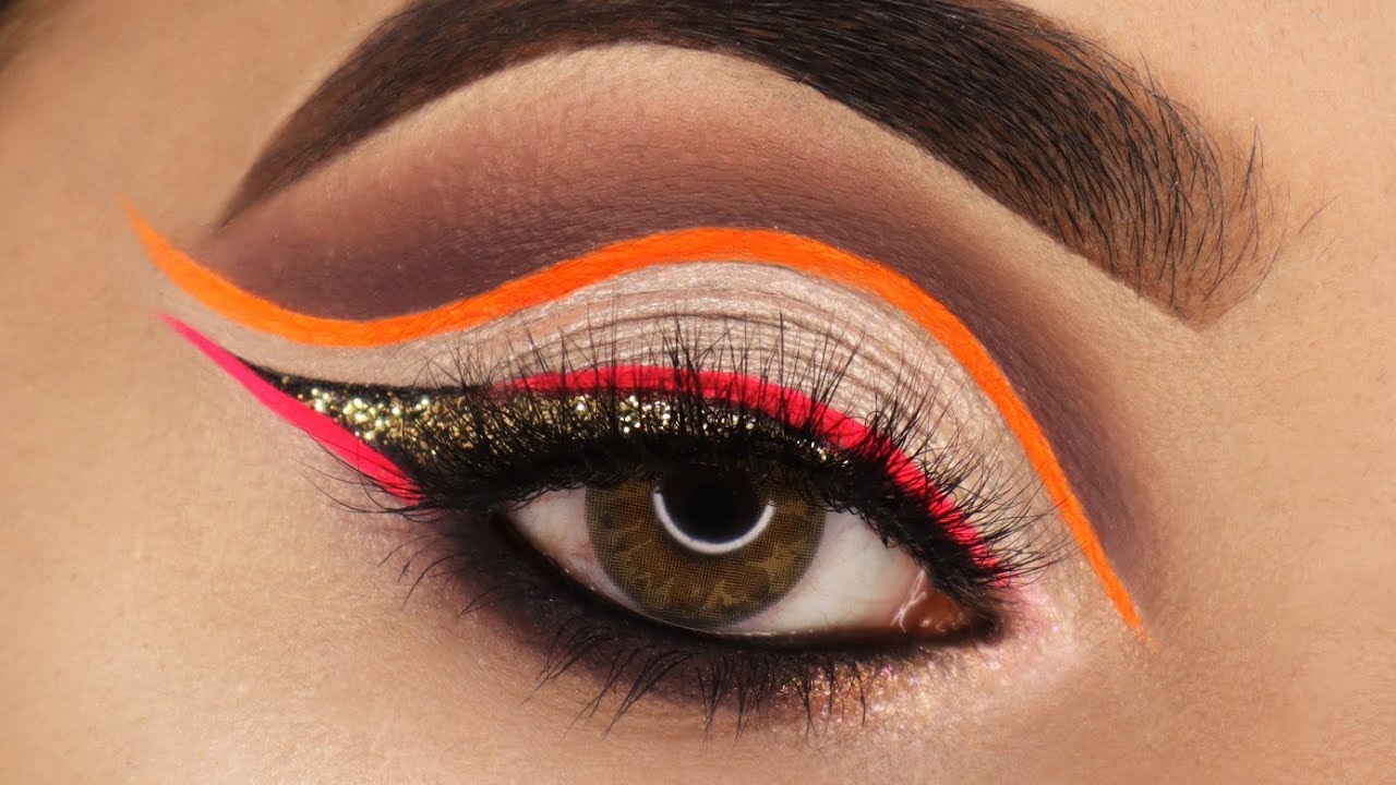 How To Rock Orange Glitter Eye Makeup This Fall: 10 Must-Try Looks For Dramatic Eyes