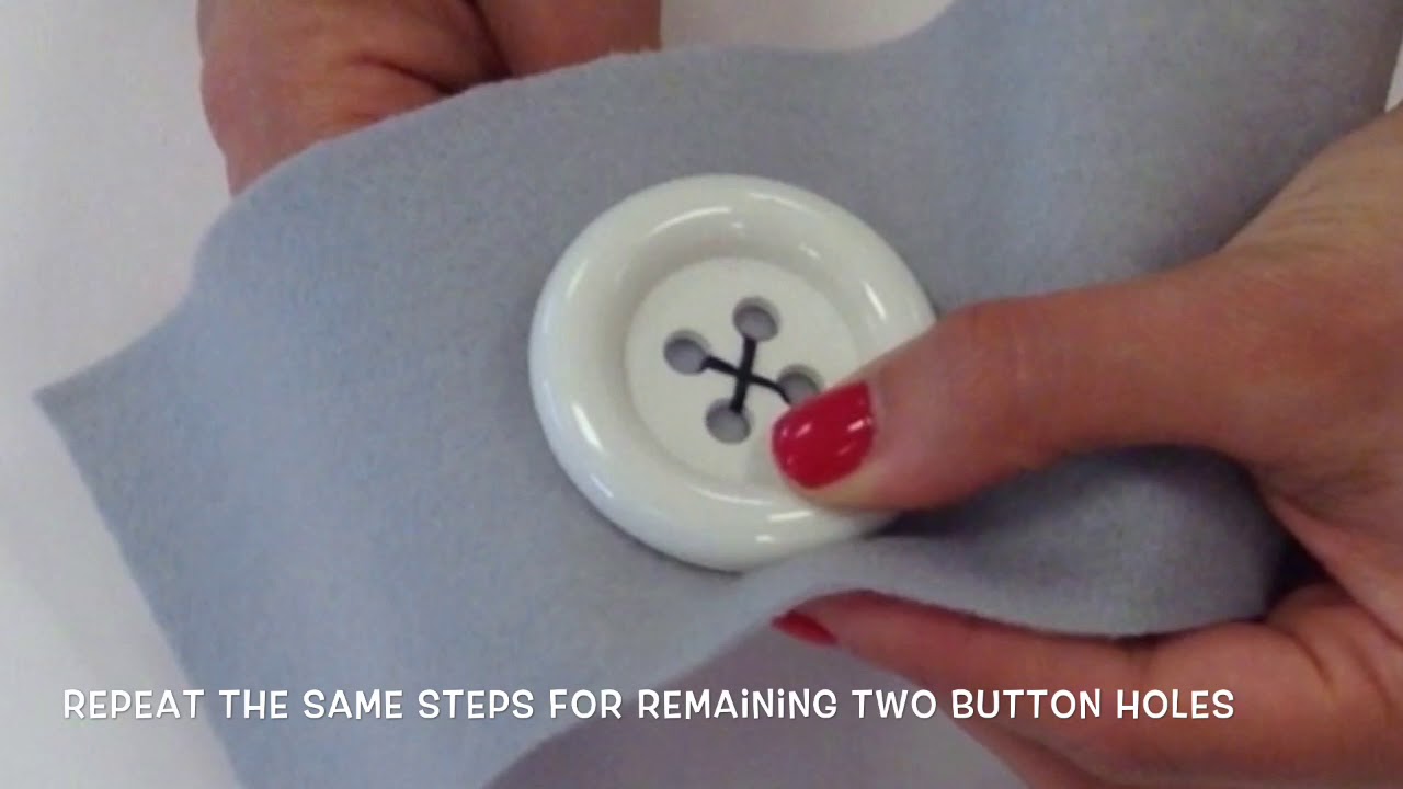 How To Sew On A Button With Elastic In 4 Steps