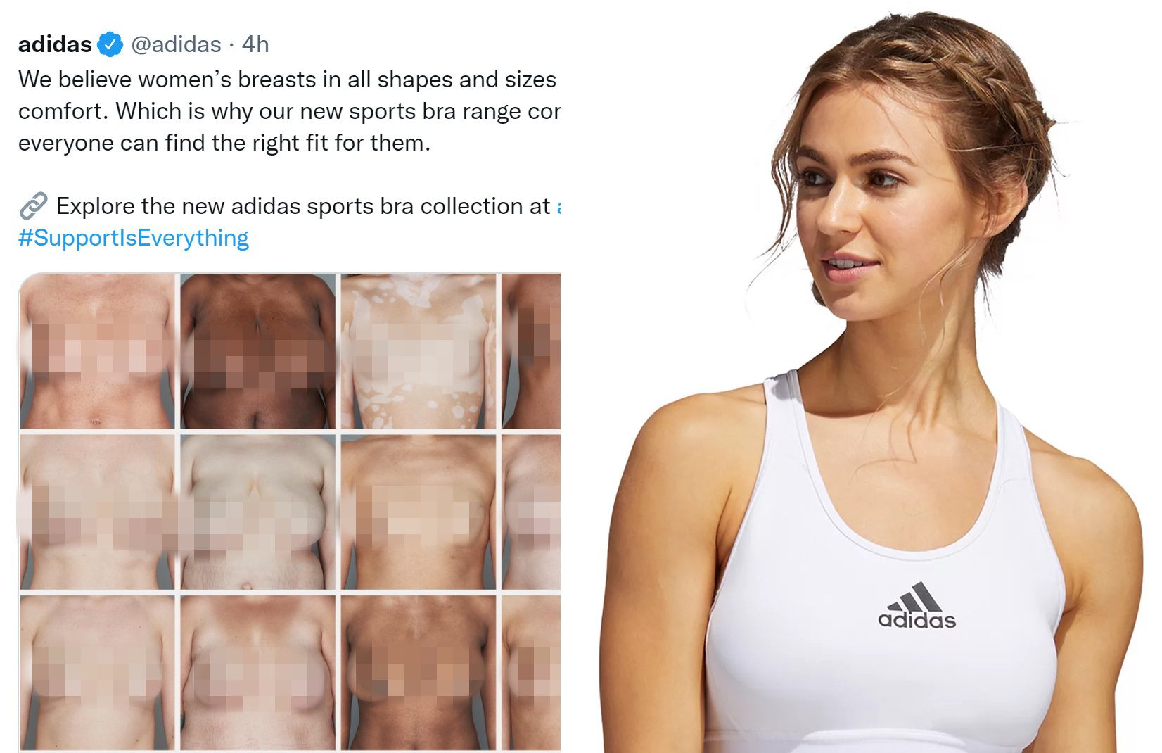Are you getting the right Adidas sports bra size. Learn how to find the perfect fit