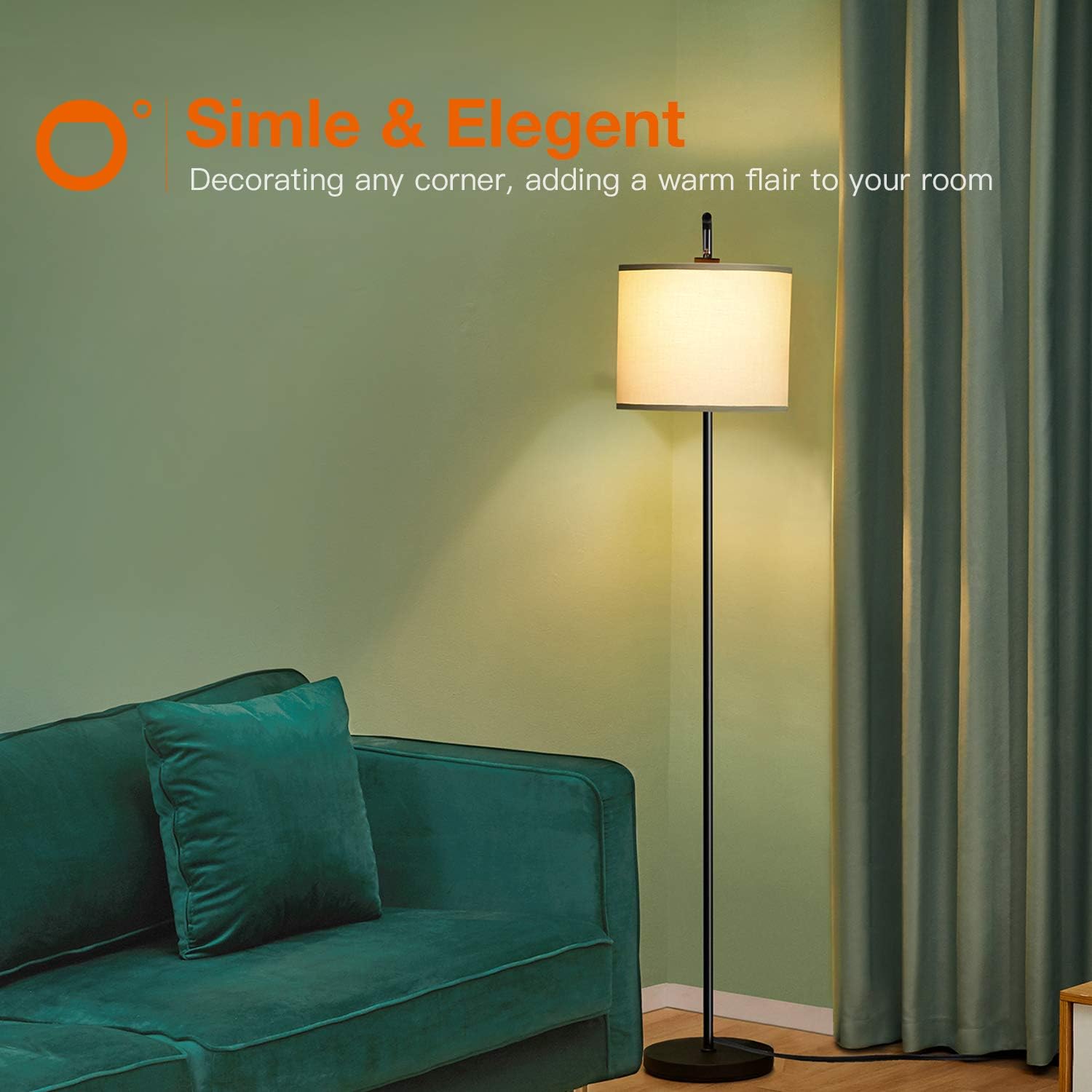 Looking to Brighten Your Space. Try These Sleek Stylecraft Floor Lamps