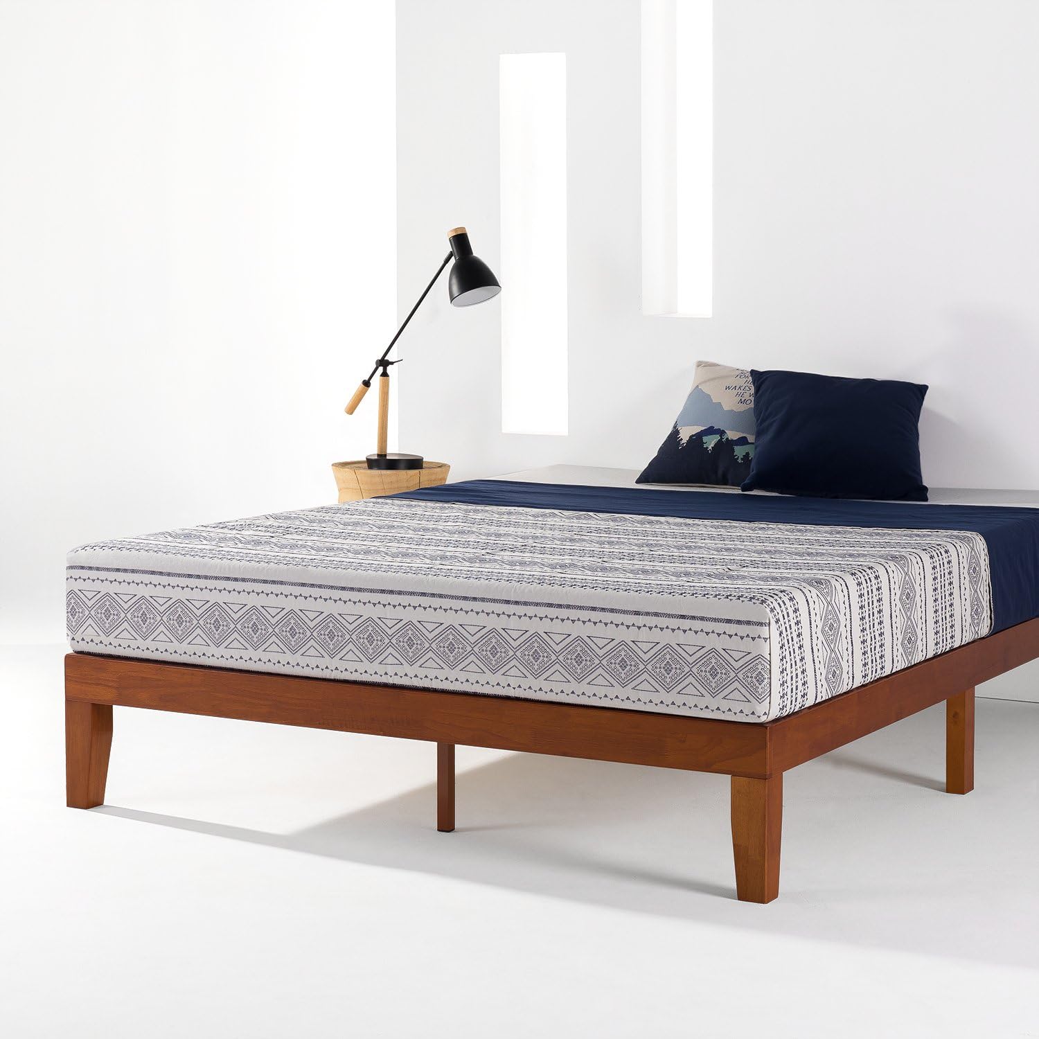 Is This the Perfect Bed Frame for Your Bedroom Makeover. Zinus Taylan Metal and Wood Platform Bed Review