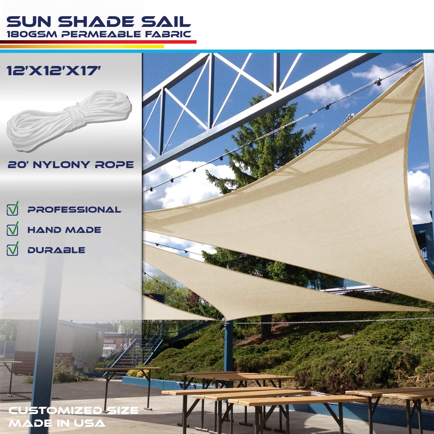 Baffled Trying to Install Sun Sails. Use These Essential Sun Shade Sail Kits & Hardware to Complete Installation Like a Breeze