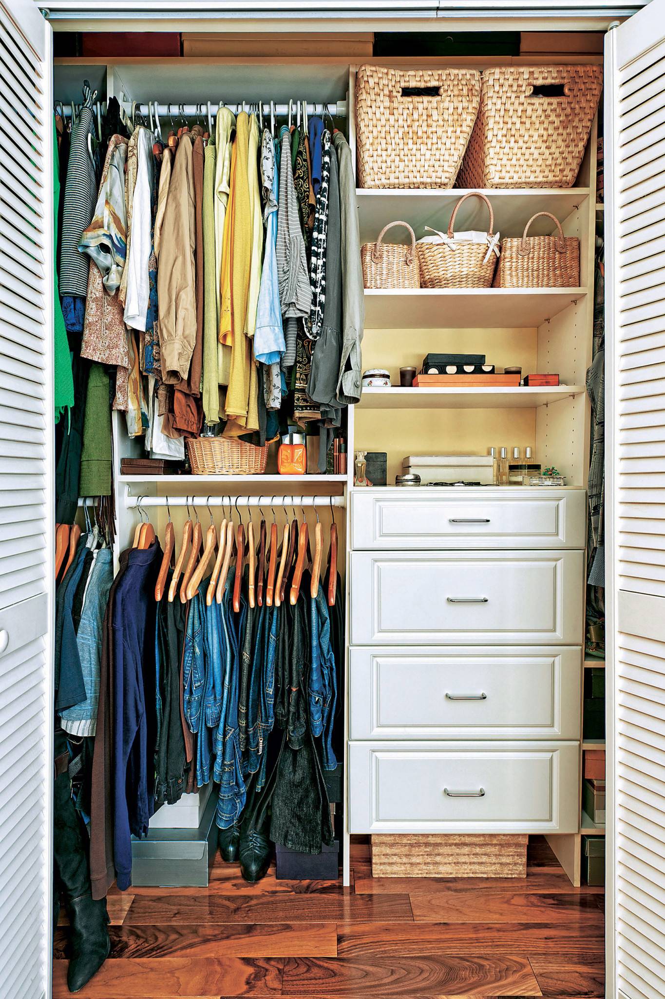 How To Organize Your Closet With Wire Drawers Under $100