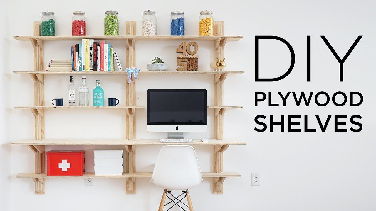 Can These Plywood DIY Sudoku Shelves be your Next Weekend Project