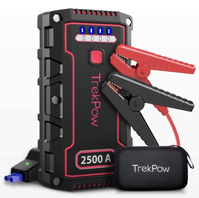 Looking to Buy A Portable Jump Starter in 2023. Try Trekpow 2500A