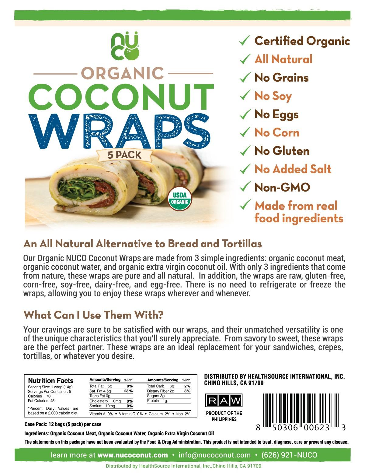 Looking to Buy NuCo Coconut Wraps. : Discover Where to Get These Tasty Wraps Near You
